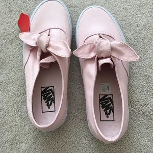 vans knotted pink